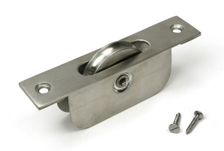 Satin Marine SS (316) Square Ended Sash Pulley 75kg | 52480 - Image 2