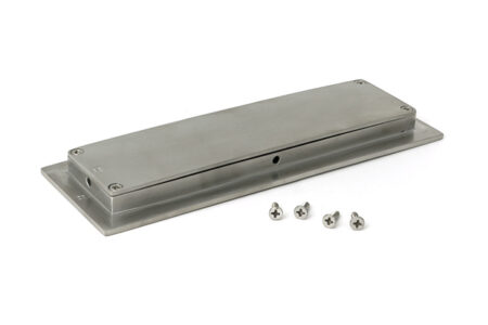 From the Anvil Art Deco Rectangular Pull - Satin Marine SS - Image 2