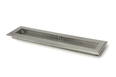From the Anvil Art Deco Rectangular Pull - Satin Marine SS