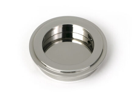 From the Anvil Art Deco Round Pull - Polished Marine SS