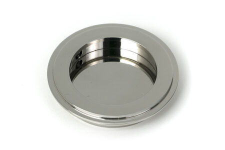 From the Anvil Art Deco Round Pull - Polished Marine SS