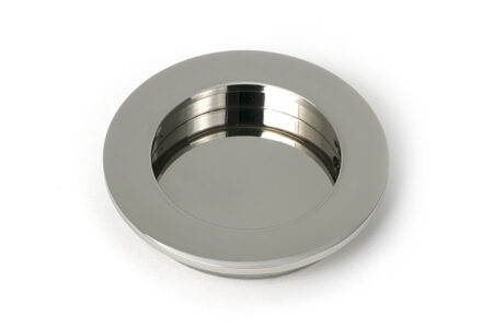 Polished Marine SS (316) 75mm Plain Round Pull | 52511