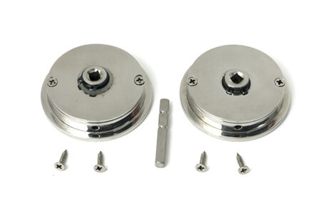 From the Anvil Art Deco Round Pull - Privacy Set - Image 4