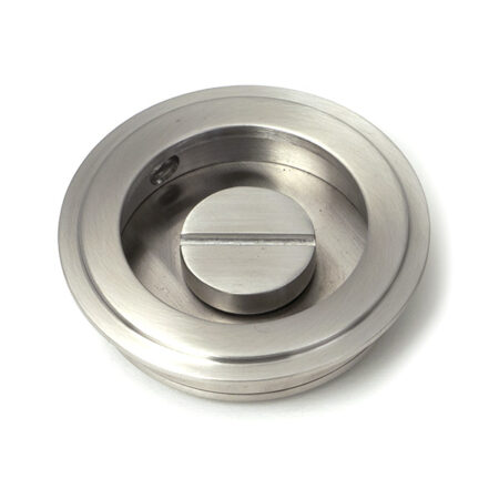 Satin Marine SS (316) 60mm Art Deco Round Pull - Privacy Set | 52514 - Image 2