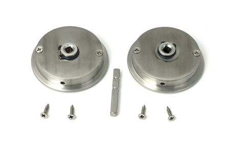 From the Anvil Art Deco Round Pull - Privacy Set - Image 4