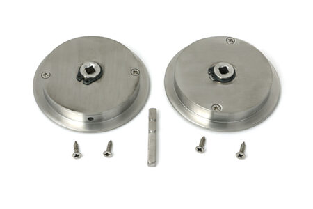 From the Anvil Art Deco Round Pull - Privacy Set - Image 4