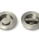 Satin Marine SS (316) 60mm Plain Round Pull - Privacy Set | 52518