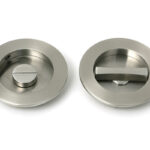 Satin Marine SS (316) 75mm Plain Round Pull - Privacy Set | 52520