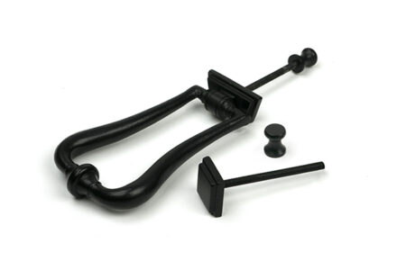 From the Anvil Art Deco Door Knocker - Matt Black - Image 2