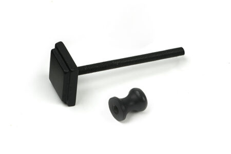From the Anvil Art Deco Door Knocker - Matt Black - Image 5