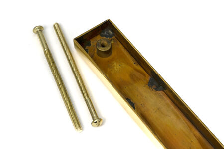 From the Anvil Polished Brass Slimline External Blank Plate (Each) - Image 2