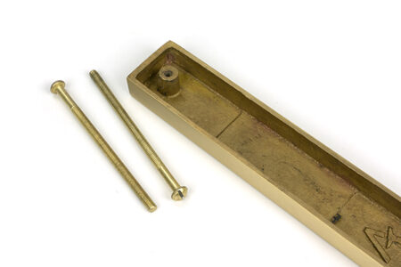 Satin Brass Slimline External Blank Plate (Each) | 52576 - Image 2