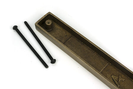 From the Anvil Burnished Brass Slimline External Blank Plate (Each) - Image 2