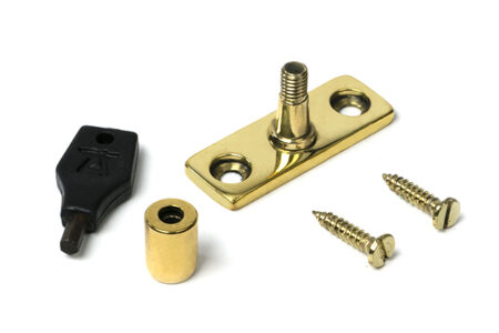 From the Anvil Polished Brass Locking Stay Pin - Image 2