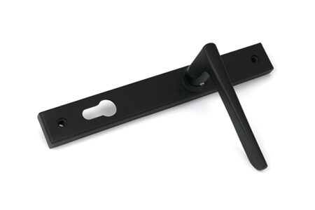 Matt Black Eaton Slimline Lever Espag. Lock Set | 52606 - Image 3