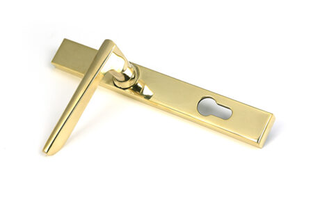 Polished Brass Eaton Slimline Lever Espag. Lock Set | 52607 - Image 4