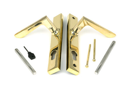 Polished Brass Eaton Slimline Lever Espag. Lock Set | 52607 - Image 5