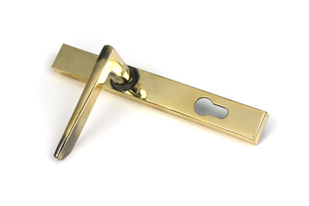 Aged Brass Eaton Slimline Lever Espag. Lock Set | 52608 - Image 4