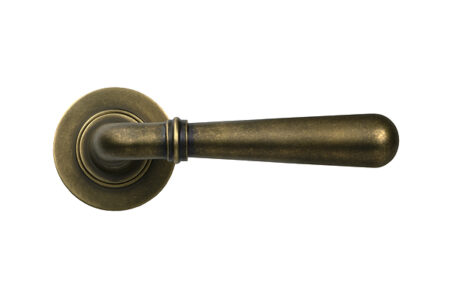Burnished Brass Newbury Lever on Rose Set (Plain) - Unsprung | 52640 - Image 2
