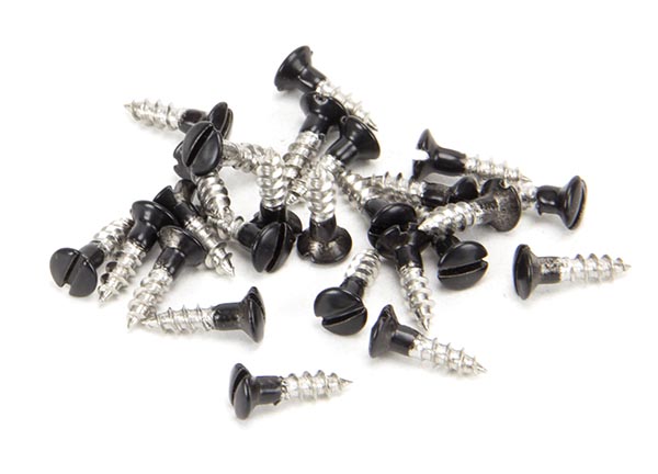 Black SS 3.0 x 12 Csk R/Head Screws (25) | 83748