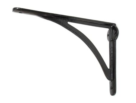 From the Anvil Black 10'' x 7'' Curved Shelf Bracket