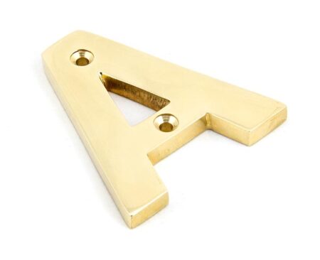 Polished Brass Letter A | 83801A