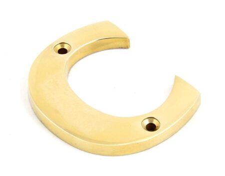 Polished Brass Letter C | 83801C