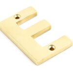 Polished Brass Letter E | 83801E
