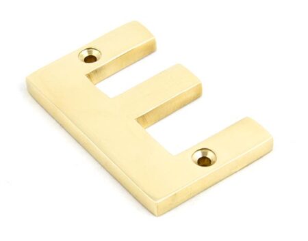 Polished Brass Letter E | 83801E