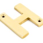Polished Brass Letter H | 83801H
