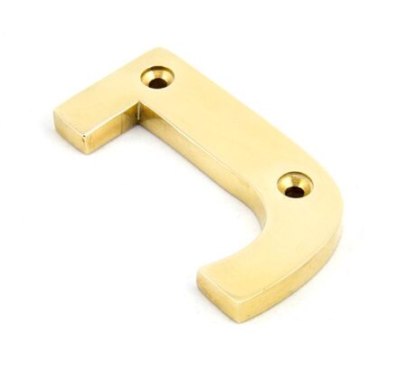 Polished Brass Letter J | 83801J