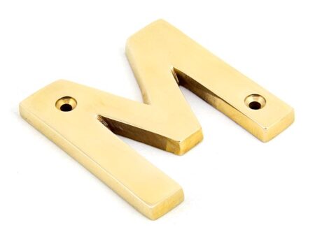 Polished Brass Letter M | 83801M
