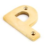 Polished Brass Letter P | 83801P