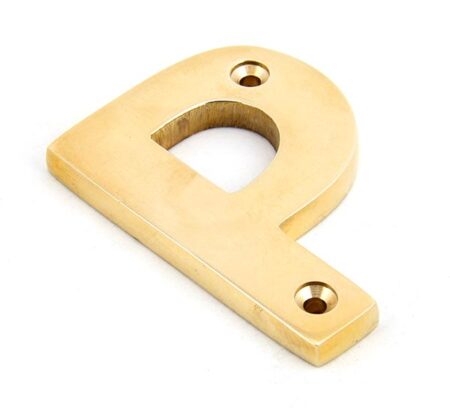 Polished Brass Letter P | 83801P