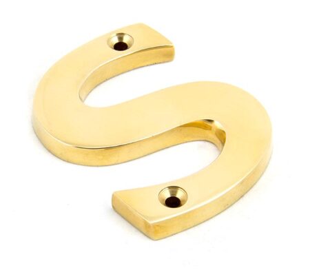 Polished Brass Letter S | 83801S
