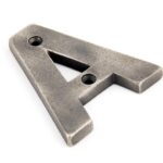 Antique Pewter Letter A | 83803A