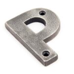 Antique Pewter Letter P | 83803P