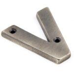 Antique Pewter Letter V | 83803V