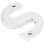 Satin Chrome Letter S | 83804S