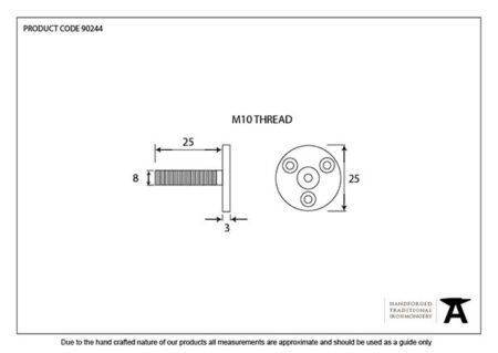 Threaded Taylors Spindle M10 X 1.5 | 90244 - Image 2