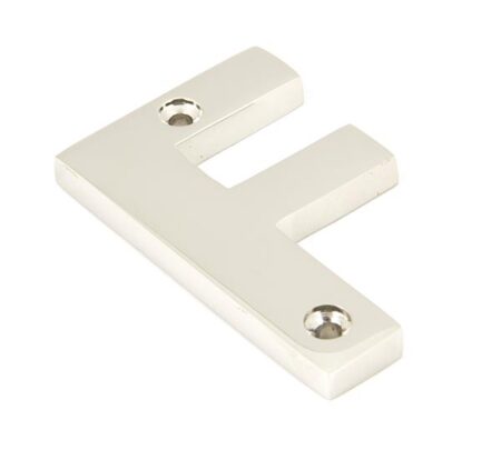 Polished Nickel Letter F | 90303F