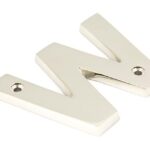 Polished Nickel Letter W | 90303W