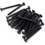 Black 10x2" Round Head Screws (25) | 91177