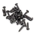 Dark Stainless Steel 4x½" Round Head Screws (25) | 91222