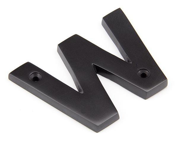 Aged Bronze Letter W | 92030W