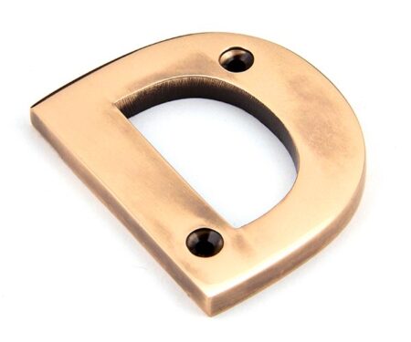 Polished Bronze Letter D | 92031D