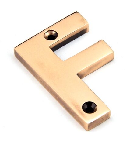Polished Bronze Letter F | 92031F