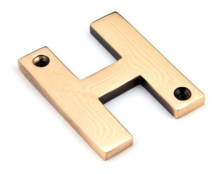 Polished Bronze Letter H | 92031H