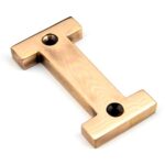 Polished Bronze Letter I | 92031I