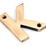 Polished Bronze Letter K | 92031K